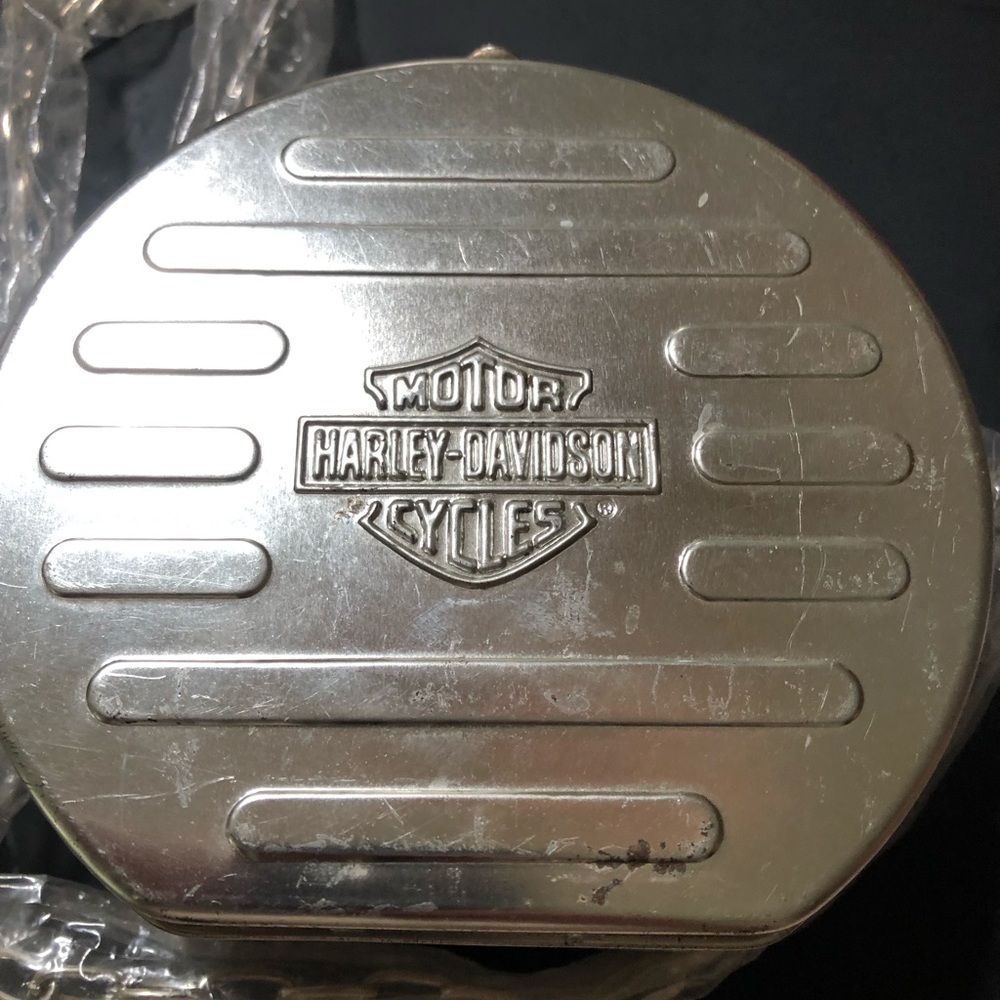 Harley Davidson Motor Cycles tin bag/purse